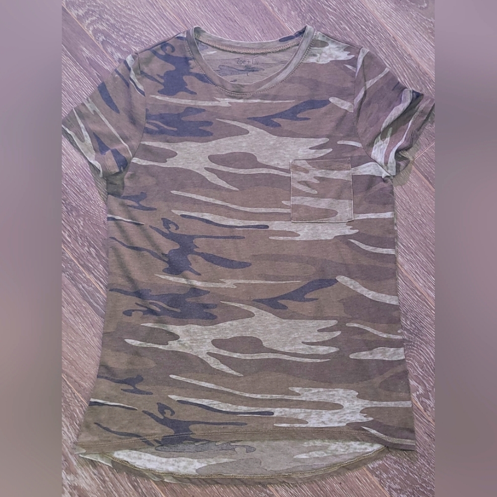 Zoe + Liv Camo T-Shirt